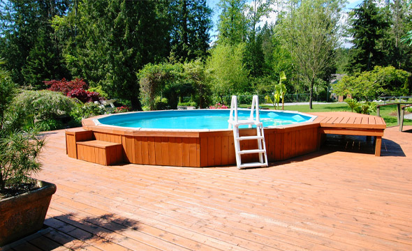 Wooden pool